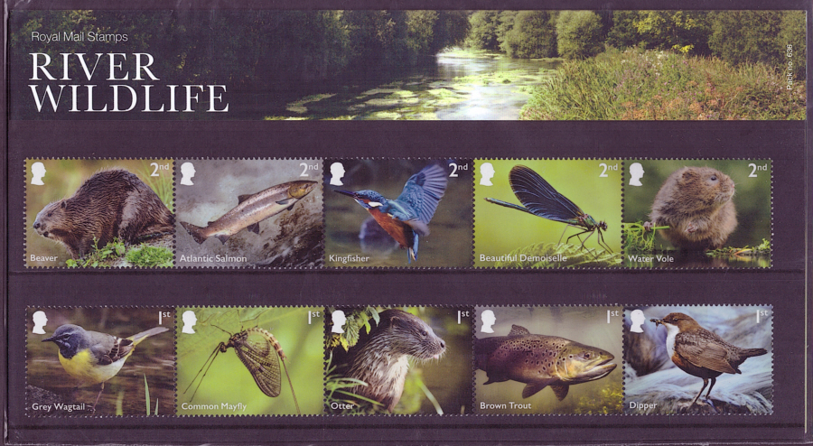 (image for) 2023 River Wildlife Royal Mail Presentation Pack 636